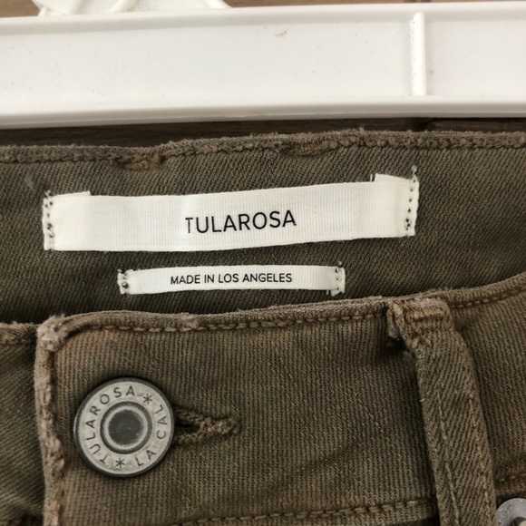 Tularosa Jeans Tularosa Crissi Skinny Ankle Jeans Green Size 26